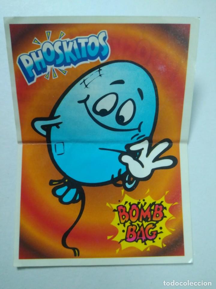 Coleccionismo cromos antiguos: Cromo phoskitos bomb bag globo