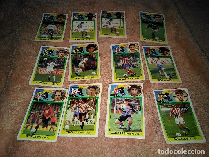 Colecionismo Cromos antigos: 12 cromos liga 93 / 94