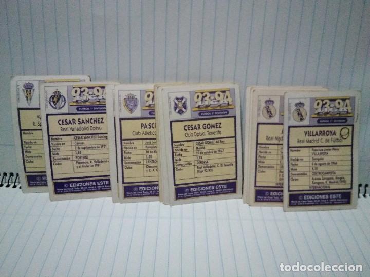 Coleccionismo cromos antiguos: 12 cromos liga 93 / 94 - Foto 5