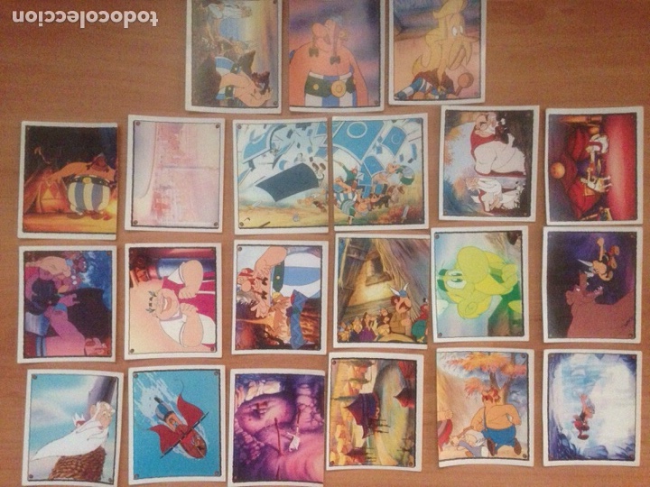 Coleccionismo cromos antiguos: LOTE DE 20 CROMOS DE ASTERIX - Foto 1