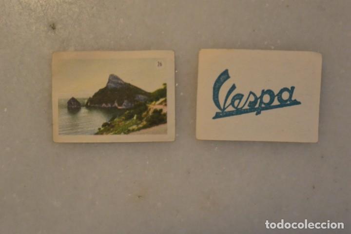 Coleccionismo Cromos antiguos: CROMO A&Ntilde;OS 40 CON PUBLICIDAD DE VESPA