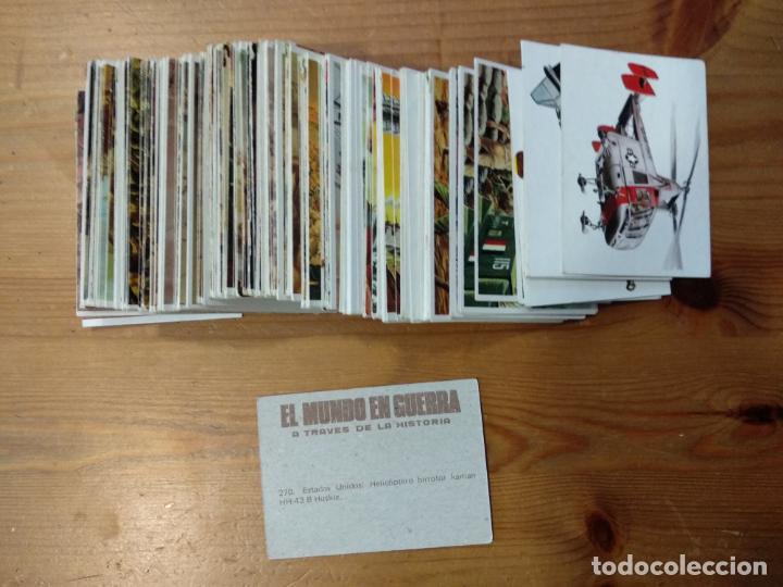 Collezionismo Figurine antiche: EL MUNDO EN GUERRA - EDITORIAL MAGA 1979 - Colecci&oacute;n 80 cromos diferentes SIN PEGAR m&aacute;s 3 plateados