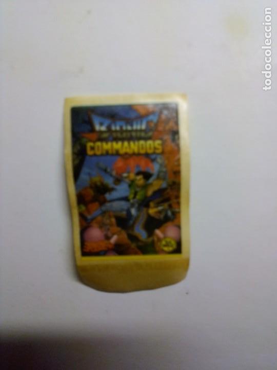 Coleccionismo cromos antiguos: CROMO ADHESIVO CHICLE UV2 - BIONIC COMMANDOS. - Foto 1