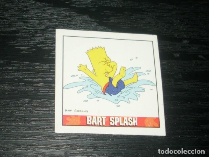 Coleccionismo cromos antiguos: -MATUTANO LOS SIMPSONS 2000 : NUMERO 29 BART SPLASH - Foto 1