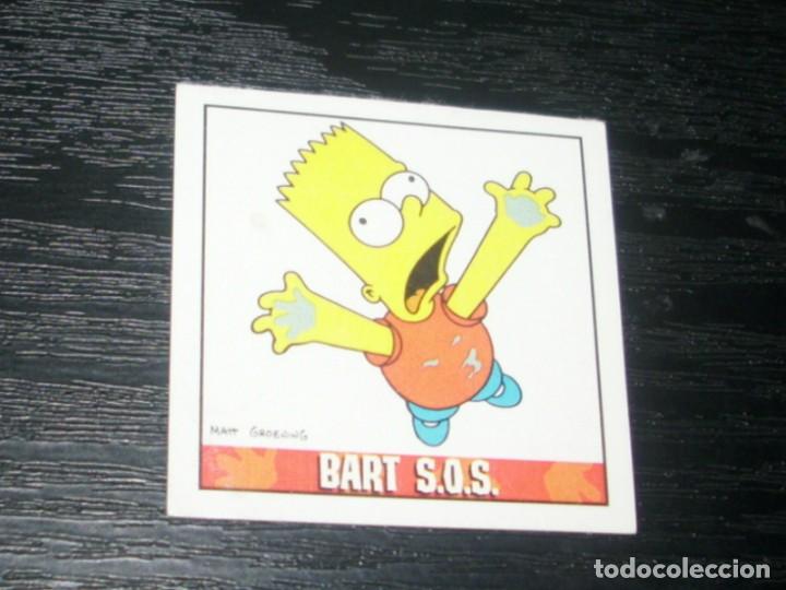 Coleccionismo cromos antiguos: -MATUTANO LOS SIMPSONS 2000 : NUMERO 22 BART SOS - Foto 1