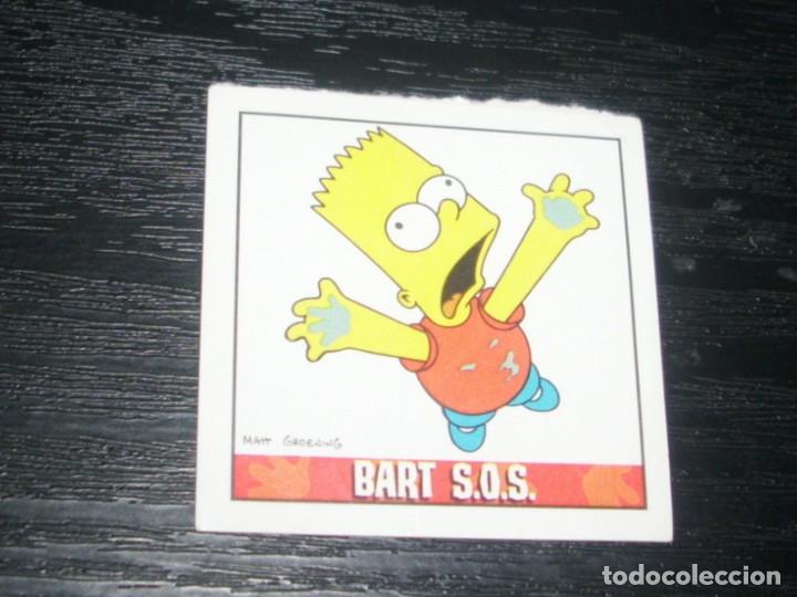 Coleccionismo cromos antiguos: -MATUTANO LOS SIMPSONS 2000 : NUMERO 22 BART SOS - Foto 1