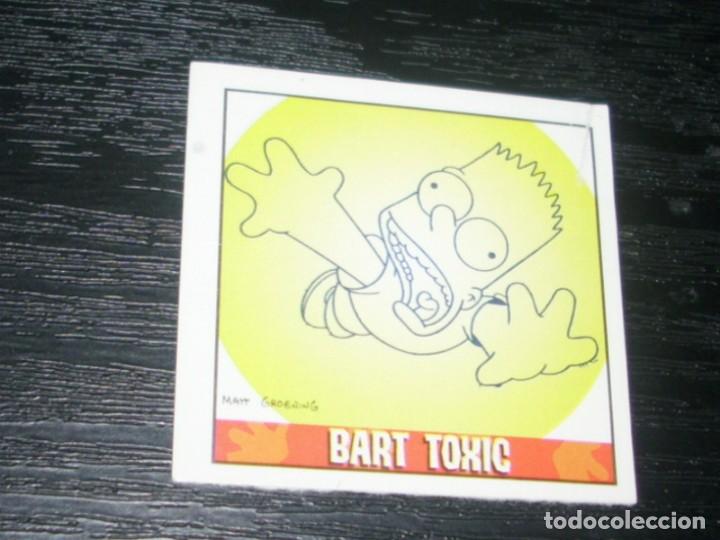Coleccionismo cromos antiguos: -MATUTANO LOS SIMPSONS 2000 : NUMERO 15 BART TOXIC - Foto 1