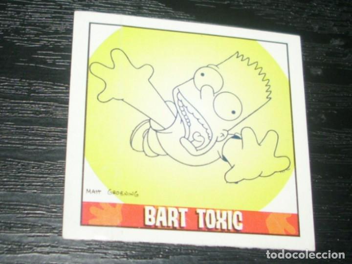Coleccionismo cromos antiguos: -MATUTANO LOS SIMPSONS 2000 : NUMERO 15 BART TOXIC - Foto 1
