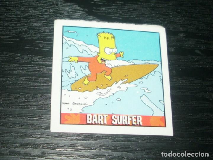 Coleccionismo cromos antiguos: -MATUTANO LOS SIMPSONS 2000 : NUMERO 10 BART SURFER - Foto 1