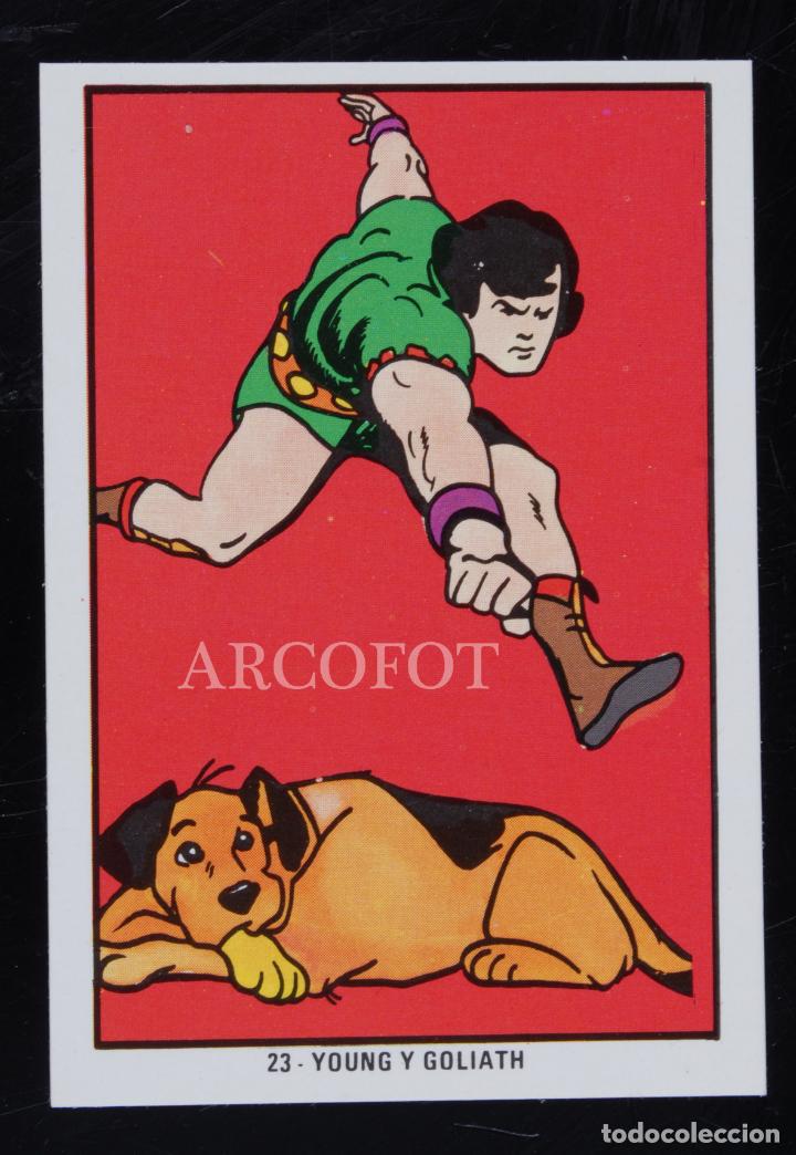 Coleccionismo cromos antiguos: YOUNG Y GOLIATH - Cromo n&ordm; 23 de la colecci&oacute;n NUEVO FESTIVAL HANNA - BARBERA - FHER 1973