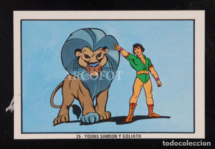 Coleccionismo cromos antiguos: YOUNG SAMSON Y GOLIATH - Cromo n&ordm; 25 de la colecci&oacute;n NUEVO FESTIVAL HANNA - BARBERA - FHER 1973