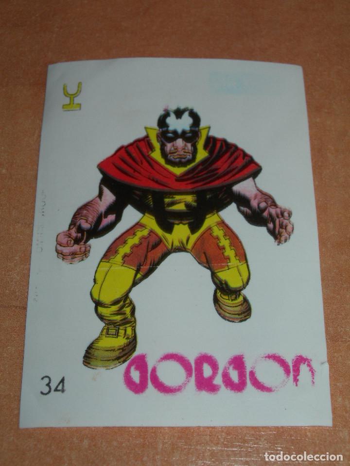 Coleccionismo Cromos antiguos: CROMO N&ordm; 34 GORGON DEL &Aacute;LBUM DESCUBRE A TUS H&Eacute;ROES FANT&Aacute;STICOS DE CROPAN - A&Ntilde;O 1975 -