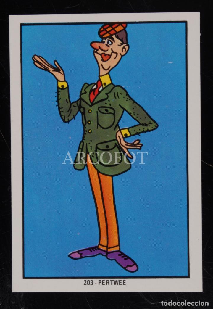 Coleccionismo cromos antiguos: PERTWEE - Cromo n&ordm; 203 de la colecci&oacute;n NUEVO FESTIVAL HANNA - BARBERA - FHER 1973