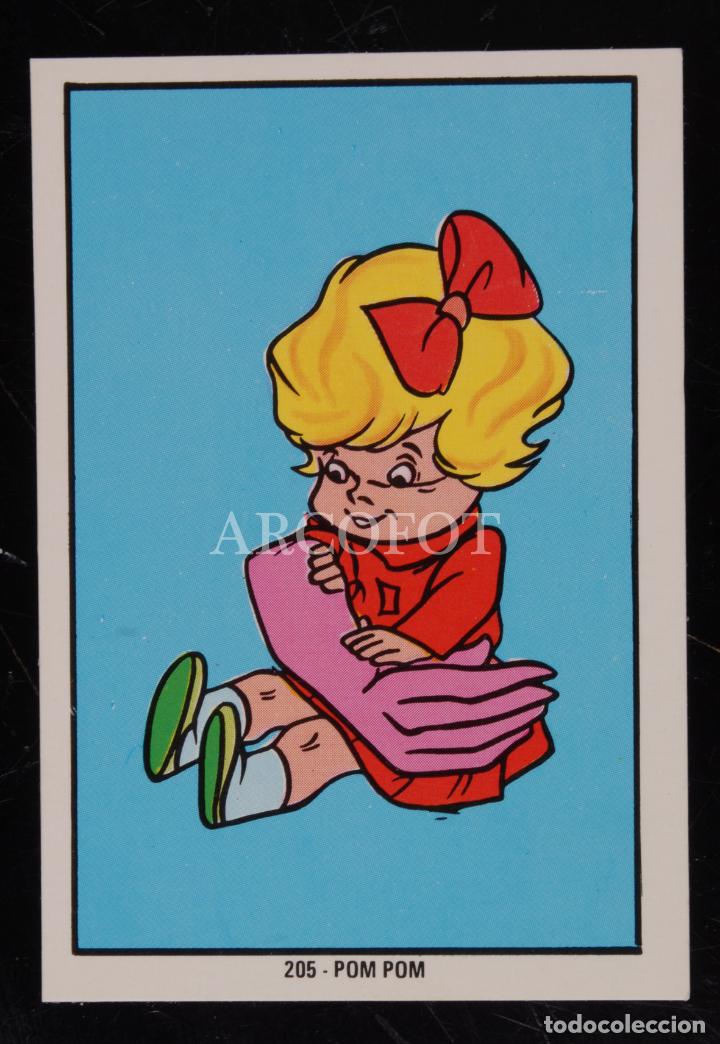 Coleccionismo cromos antiguos: POM POM - Cromo n&ordm; 205 de la colecci&oacute;n NUEVO FESTIVAL HANNA - BARBERA - FHER 1973