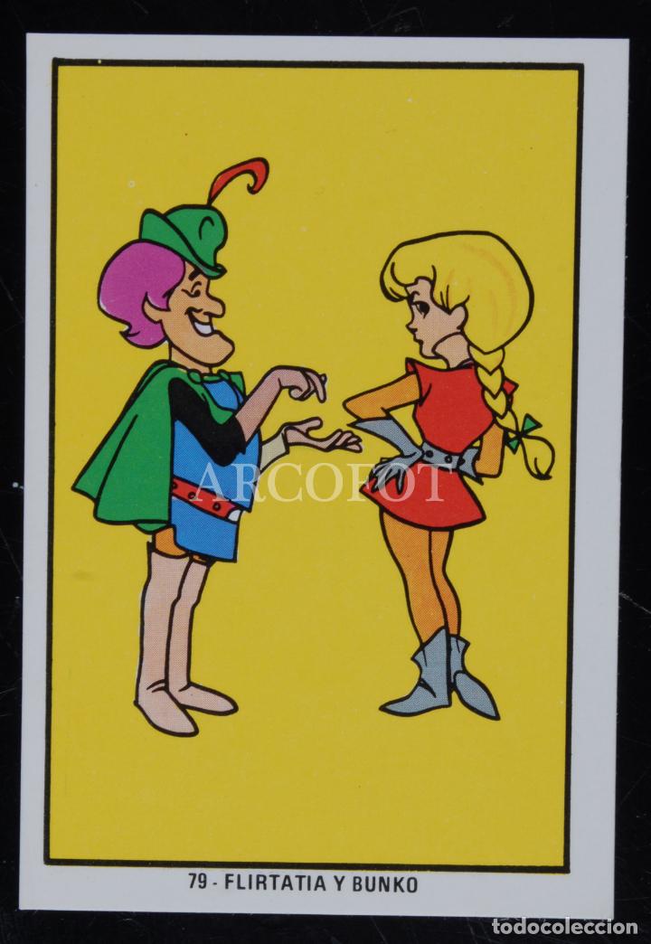 Coleccionismo cromos antiguos: FLIRTATIA Y BUNKO - Cromo n&ordm; 79 de la colecci&oacute;n NUEVO FESTIVAL HANNA - BARBERA - FHER 1973