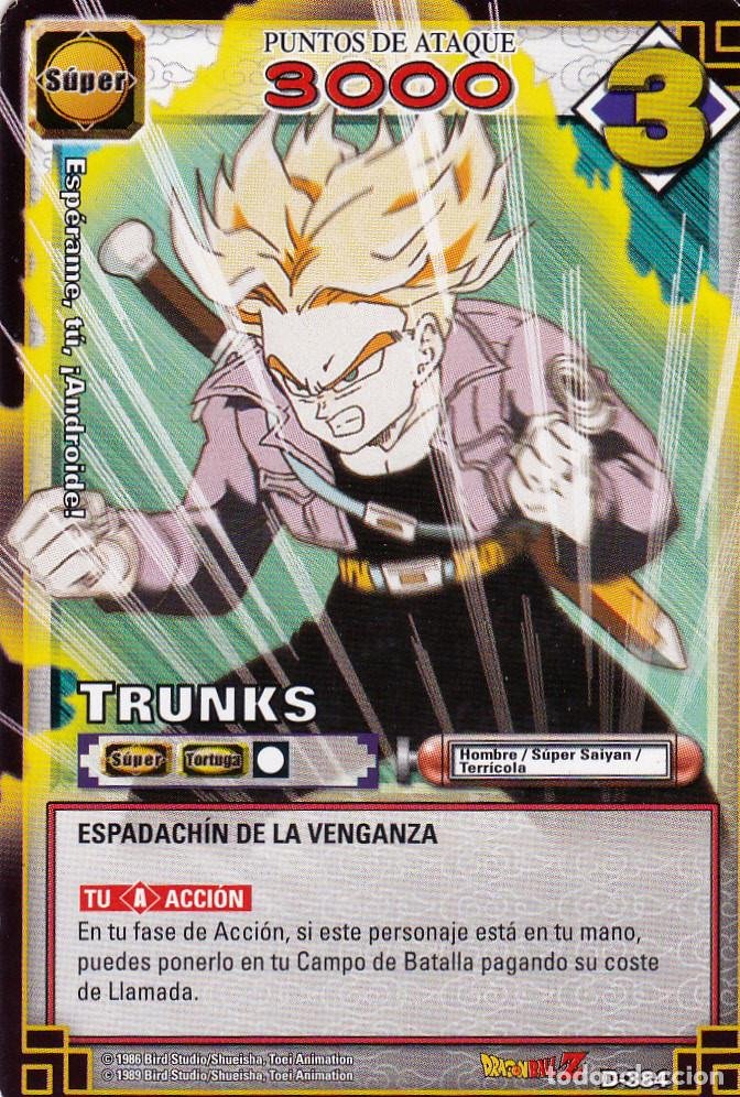 28 - trunks futuro - dragón ball z fusion - Comprar Cartas Colecionáveis  antigas no todocoleccion