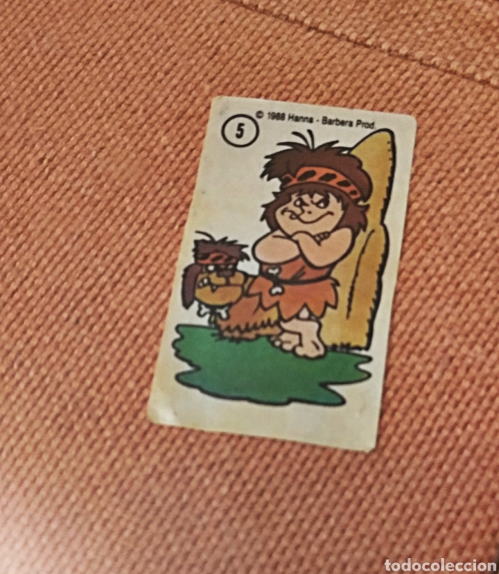 Coleccionismo cromos antiguos: CROMO BUBBLE GUM LOS PICAPIEDRAS #5 - Foto 1