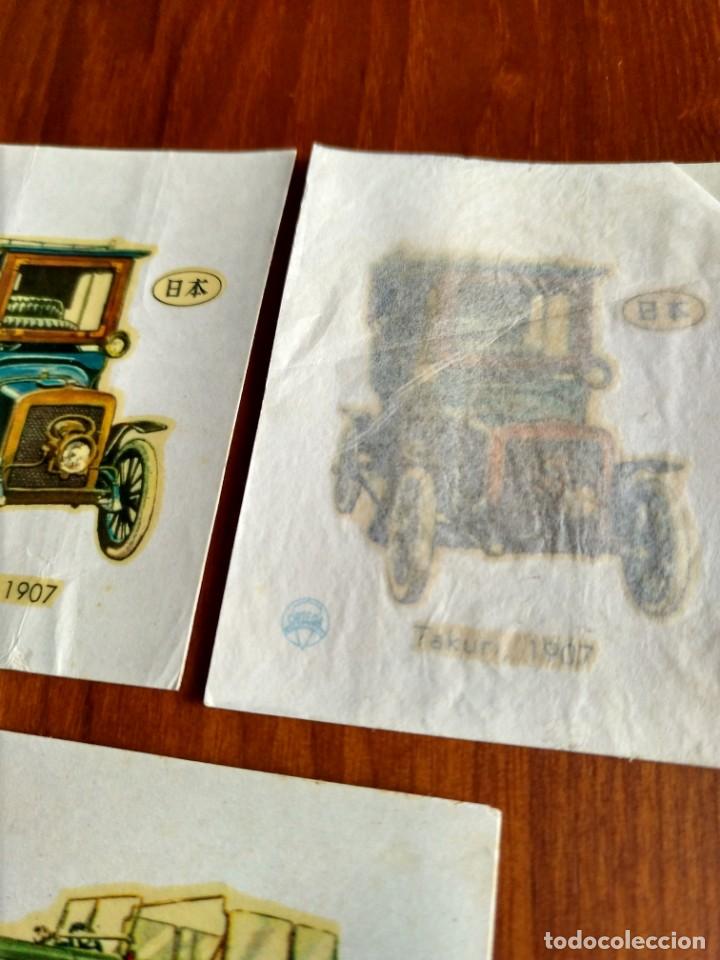 Coleccionismo cromos antiguos: Lote de 3.Calcoman&iacute;as Ortega serie coches - Foto 3