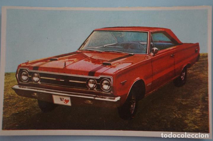 Coleccionismo Cromos antiguos: CROMO DE COCHES CHRYSLER DESPEGADO N&ordm; 43 A&Ntilde;O 1967 DEL ALBUM AUTO 1967 DE BRUGUERA