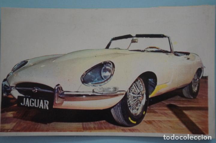 Coleccionismo Cromos antiguos: CROMO DE COCHES JAGUAR DESPEGADO N&ordm; 101 A&Ntilde;O 1967 DEL ALBUM AUTO 1967 DE BRUGUERA