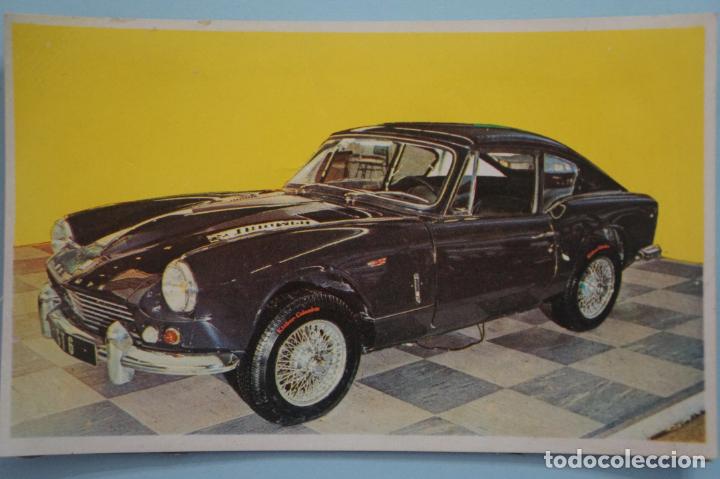 Coleccionismo Cromos antiguos: CROMO DE COCHES TRIUMPH DESPEGADO N&ordm; 201 A&Ntilde;O 1967 DEL ALBUM AUTO 1967 DE BRUGUERA