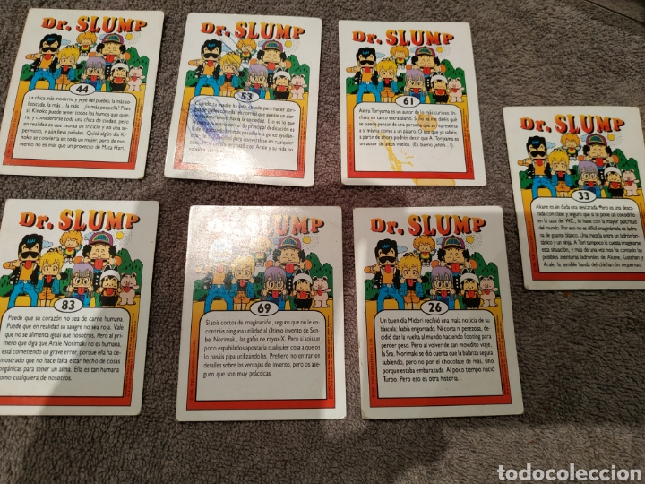 Coleccionismo cromos antiguos: 7 cromos Dr Slump - Foto 1