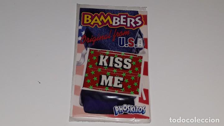 Coleccionismo cromos antiguos: PHOSKITOS - ANTIGUO CROMO 3 PREMIO- BAMBERS - KISS ME - EN BLISTER SIN ABRIR A&Ntilde;OS 90