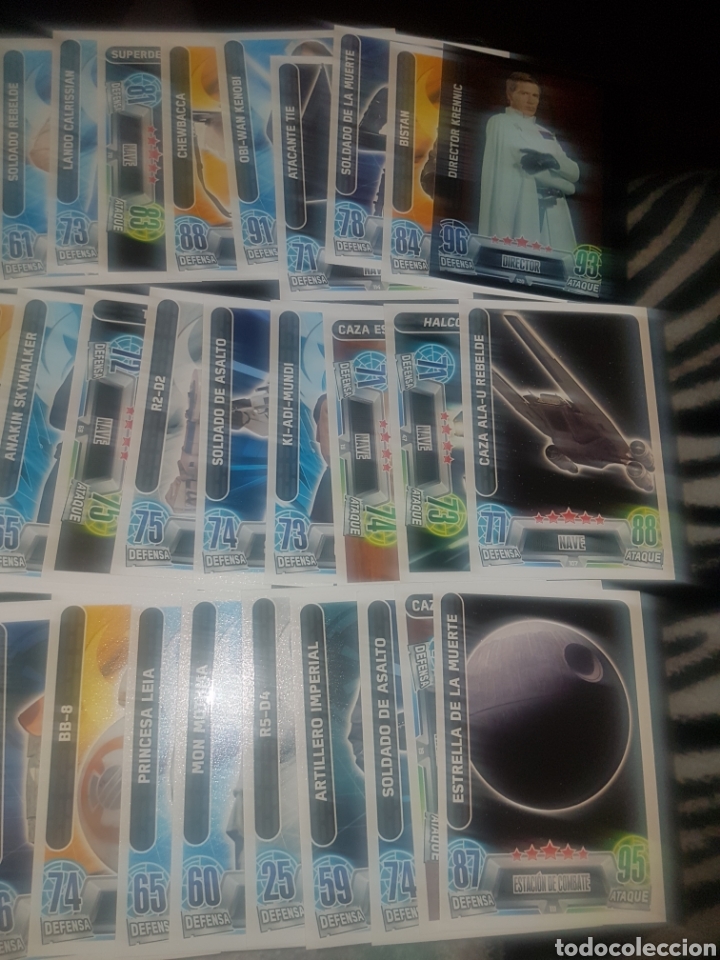 Coleccionismo cromos antiguos: Lote de 51 cromos - star wars - imperio - Foto 3