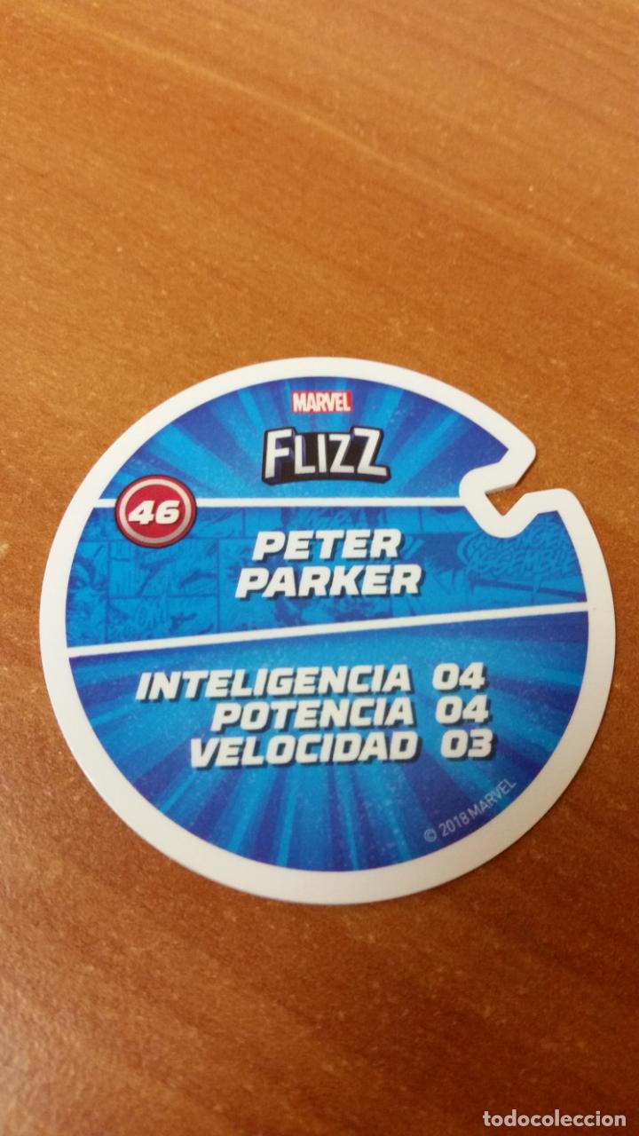 Coleccionismo cromos antiguos: CROMO TAZO FLIZZ MARVEL CARREFOUR (N&ordm; 46 ) PETER PARKER - Foto 1