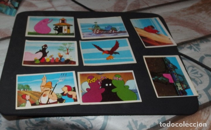 Coleccionismo cromos antiguos: 8 CROMOS BARBAPAPA,QUELCOM,A&Ntilde;O 1975 - Foto 2