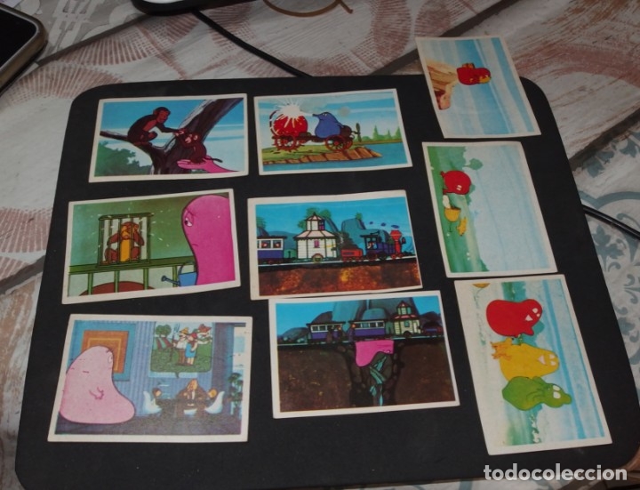 Coleccionismo cromos antiguos: 9 CROMOS BARBAPAPA,QUELCOM,A&Ntilde;O 1975 - Foto 2