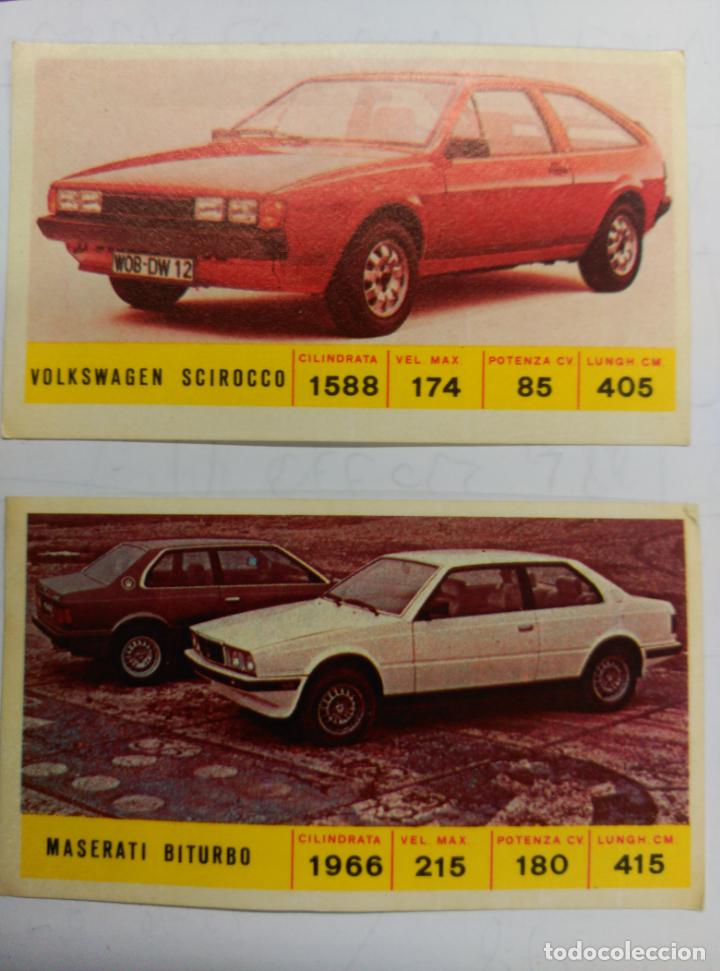 Coleccionismo cromos antiguos: Lote 2 cromos COCHES. CROMOS DIDEC - Foto 1