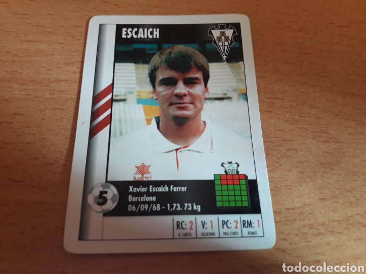 Coleccionismo cromos antiguos: Marca supergol, carta de escaich - Foto 1