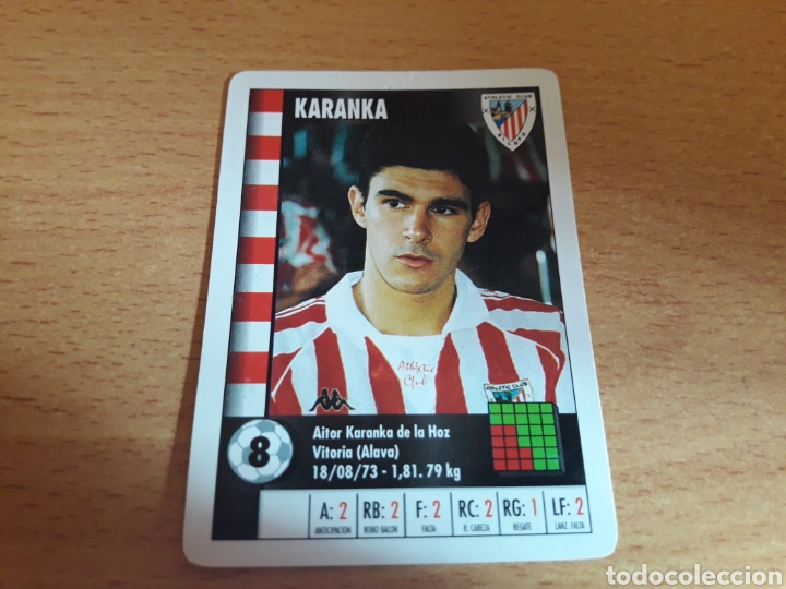 Coleccionismo cromos antiguos: Marca supergol, carta de karanka - Foto 1