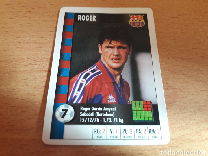 Coleccionismo cromos antiguos: Marca supergol, carta de roger - Foto 1