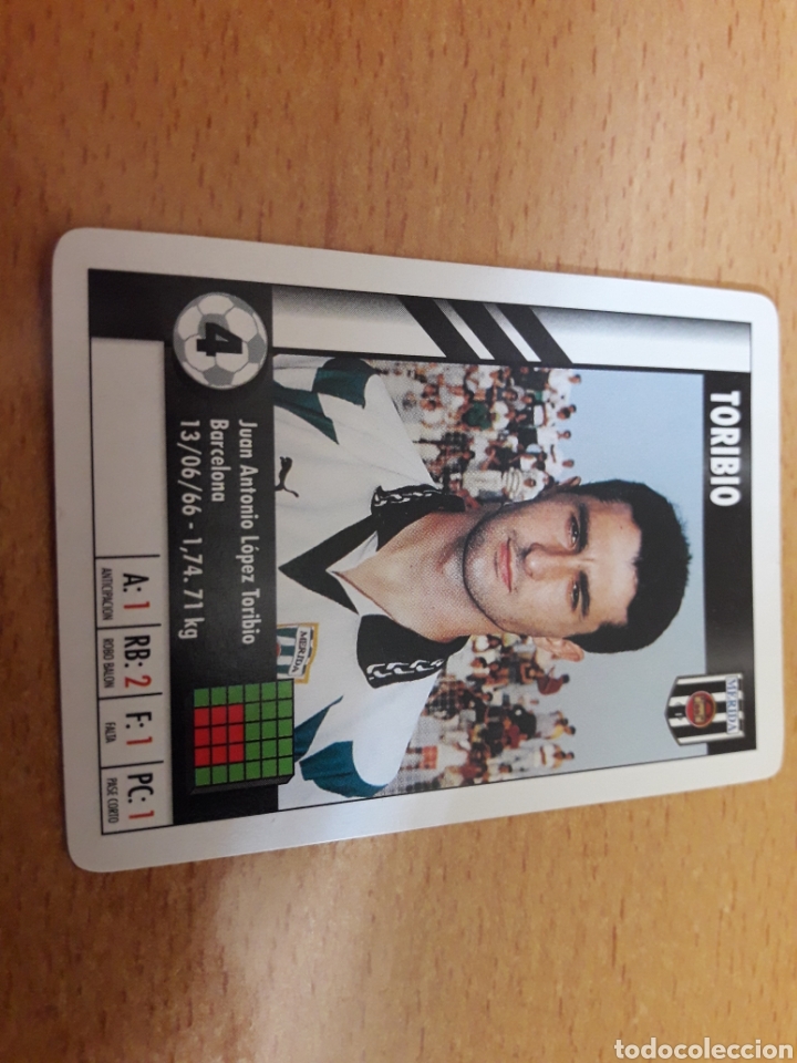 Coleccionismo cromos antiguos: Marca supergol , carta de toribio - Foto 1