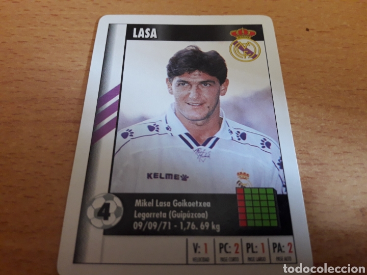 Coleccionismo cromos antiguos: Marca supergol, carta de lasa - Foto 1