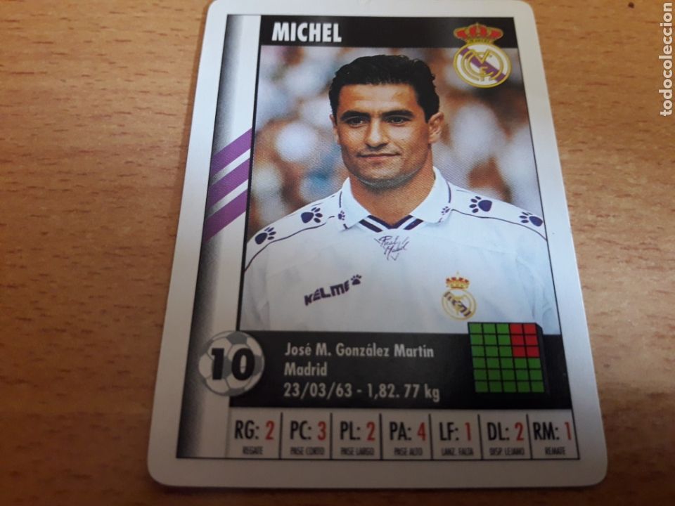 Coleccionismo cromos antiguos: Marca supergol, carta de michel - Foto 1
