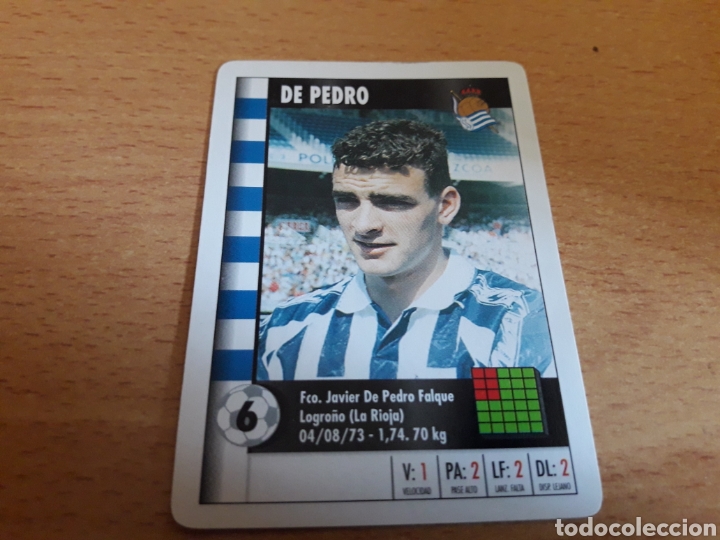 Coleccionismo cromos antiguos: Marca supergol, carta de de pedro - Foto 1