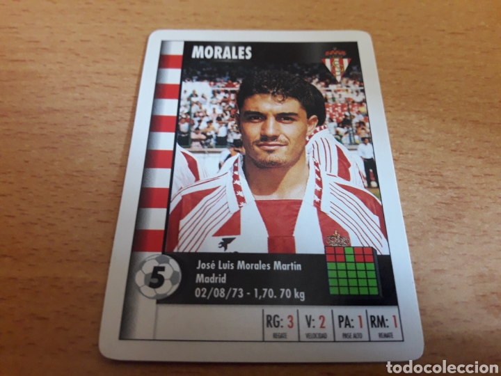 Coleccionismo cromos antiguos: Marca supergol, carta de Morales - Foto 1