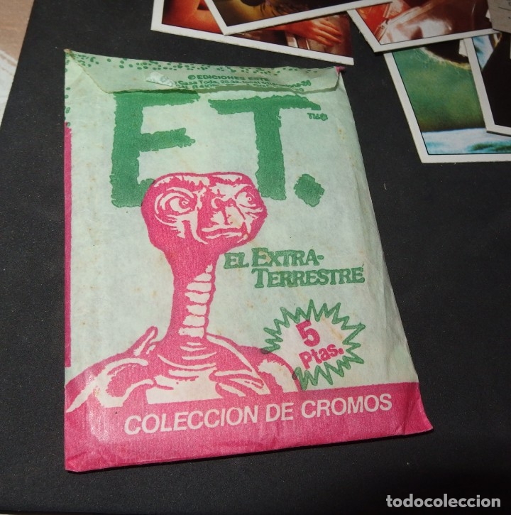 Coleccionismo cromos antiguos: SOBRE Y 9 CROMOS DE E.T. EL EXTRATERRESTRE,ED.ESTE - Foto 2