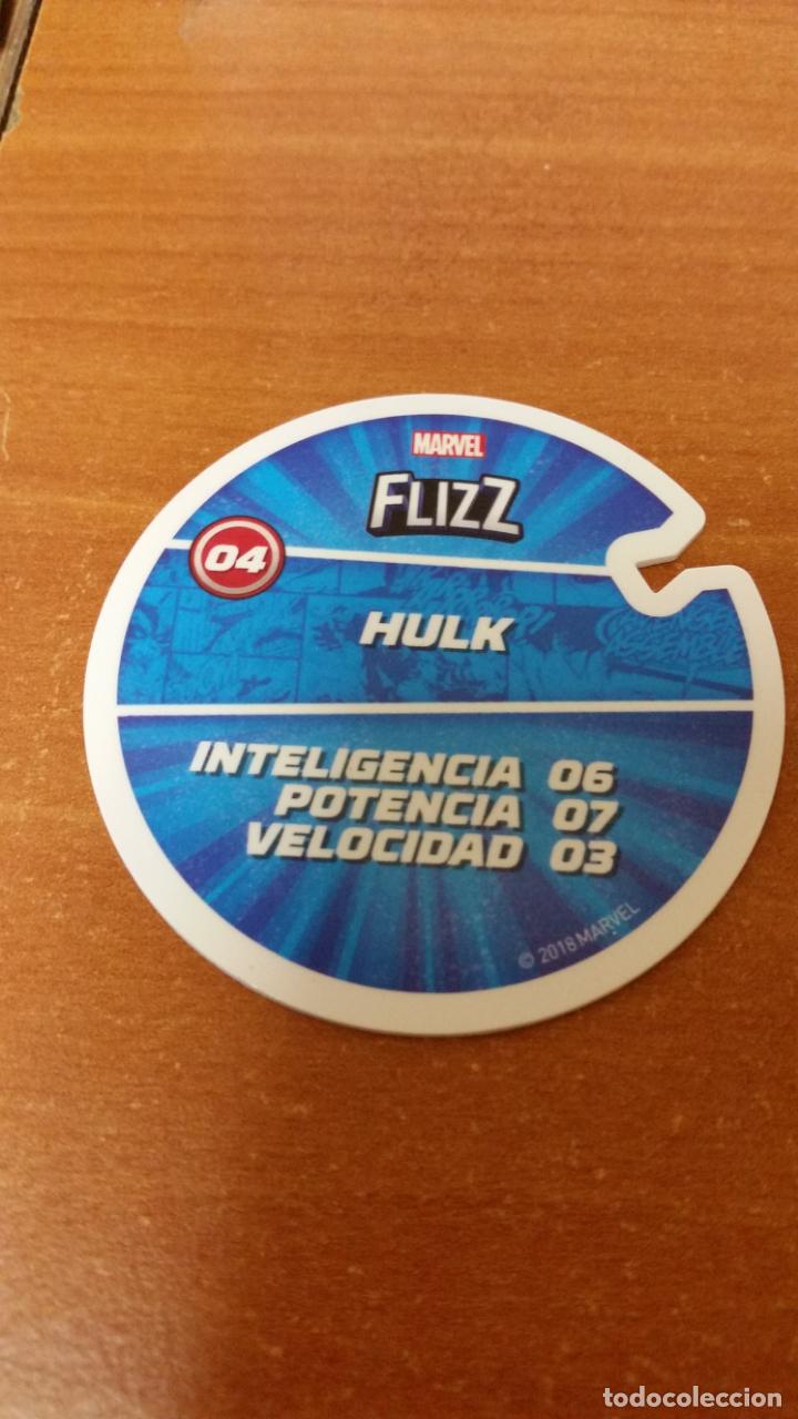Coleccionismo cromos antiguos: CROMO TAZO FLIZZ MARVEL CARREFOUR (N&ordm; 4 ) HULK - Foto 1