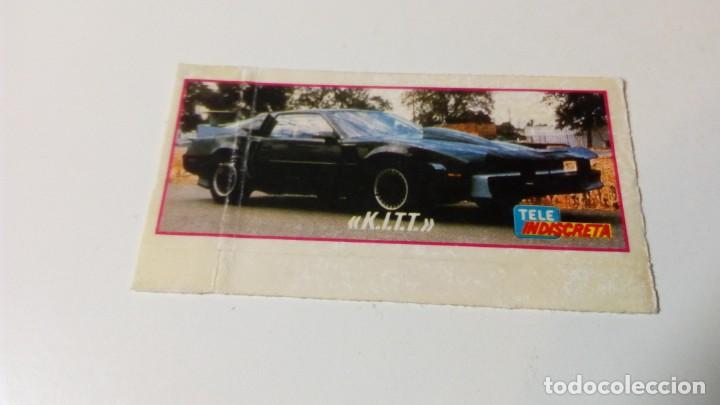 Coleccionismo Cromos antiguos: PEGATINA CROMO SIN PEGAR KITT EL COCHE FANTASTICO REVISTA TELEINDISCRETA