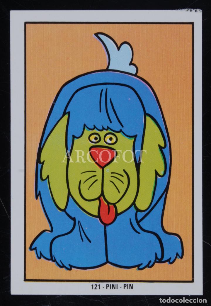 Coleccionismo cromos antiguos: PINI-PIN - Cromo n&ordm; 121 de la colecci&oacute;n NUEVO FESTIVAL HANNA - BARBERA - FHER 1973