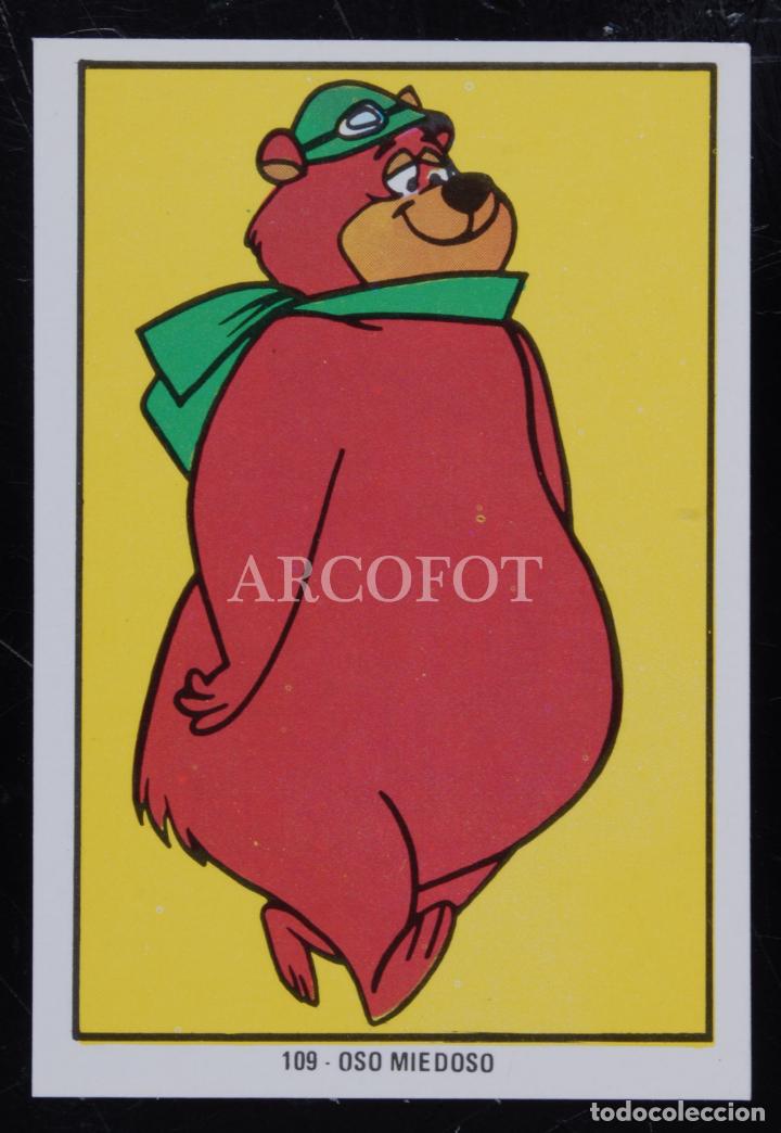 Coleccionismo cromos antiguos: OSO MIEDOSO - Cromo n&ordm; 109 de la colecci&oacute;n NUEVO FESTIVAL HANNA - BARBERA - FHER 1973