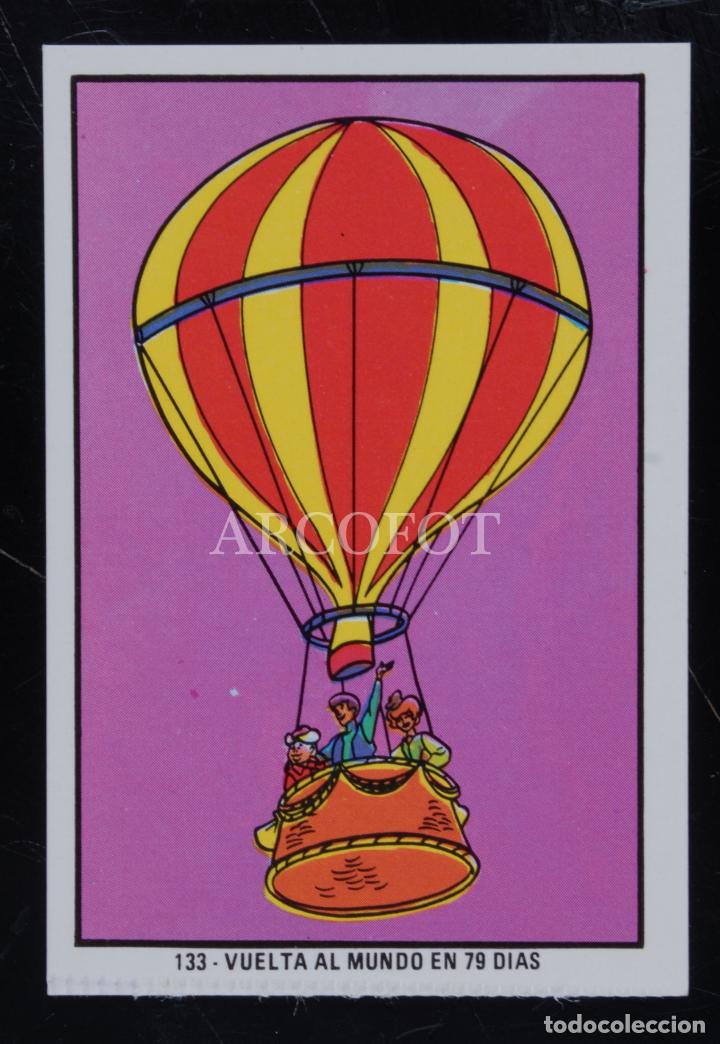 Coleccionismo cromos antiguos: VUELTA AL MUNDO EN 79 DIAS - Cromo n&ordm; 133 de la colecci&oacute;n NUEVO FESTIVAL HANNA - BARBERA - FHER 1973