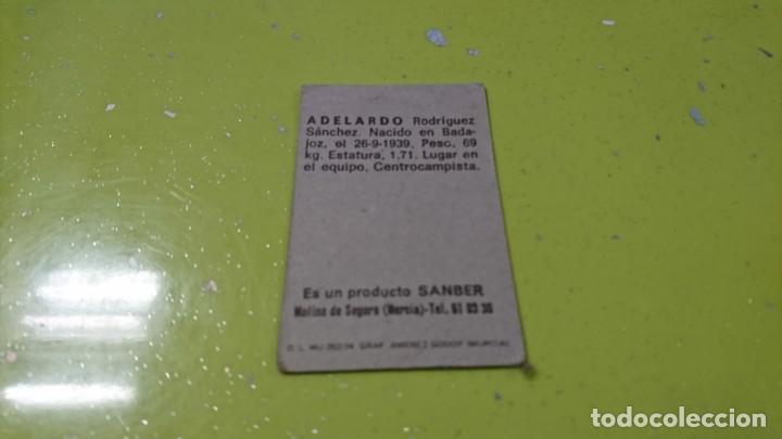 Coleccionismo cromos antiguos: CROMO SANBER, AT. MADRID, ABELARDO - Foto 2
