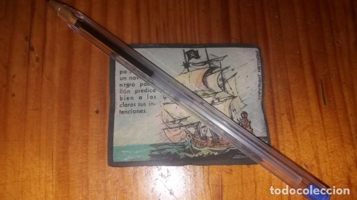 Coleccionismo Cromos antiguos: Cromo N&deg; 7 LAS AVENTURAS EL CUERVO de la f&aacute;brica TABACOS FAVORITA obsequi&oacute; paquete piratas c&oacute;mics