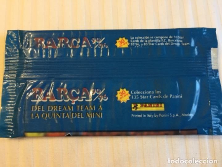 Coleccionismo cromos antiguos: Sobre sin abrir bar&ccedil;a fa Barcelona 90 96 - Foto 2