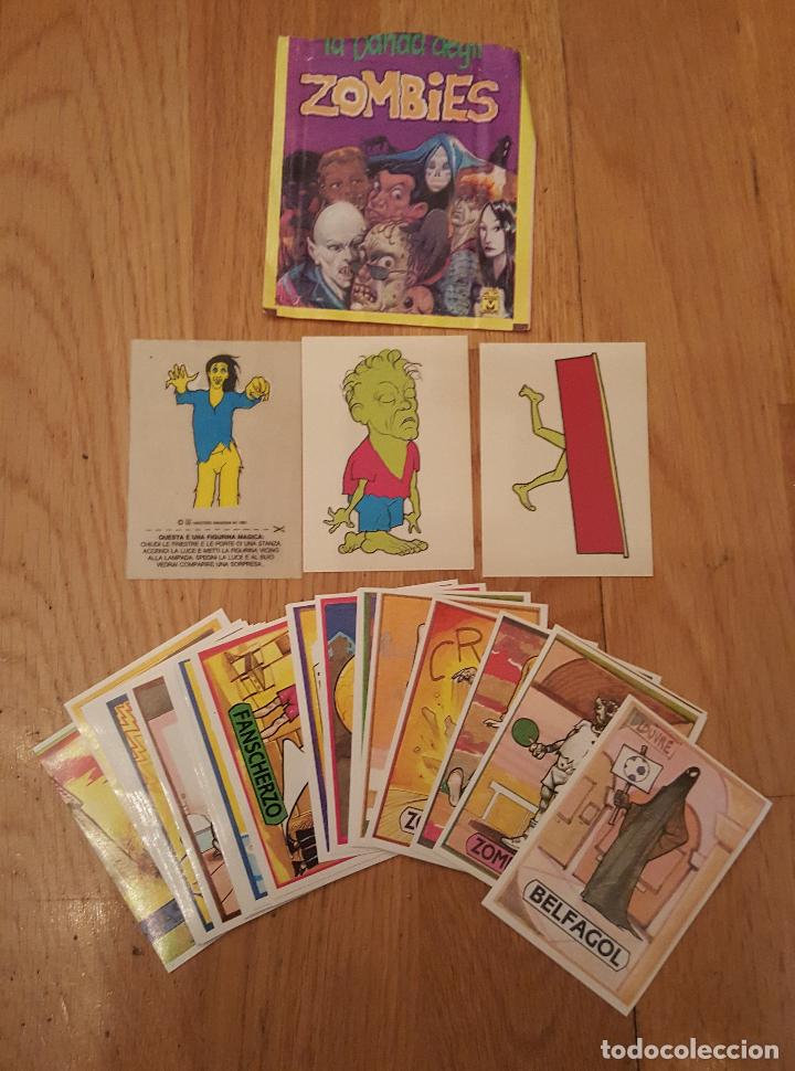 Coleccionismo cromos antiguos: Lote 20 Cromos sin pegar La banda degli zombies + SOBRE CROMOS VACIO.